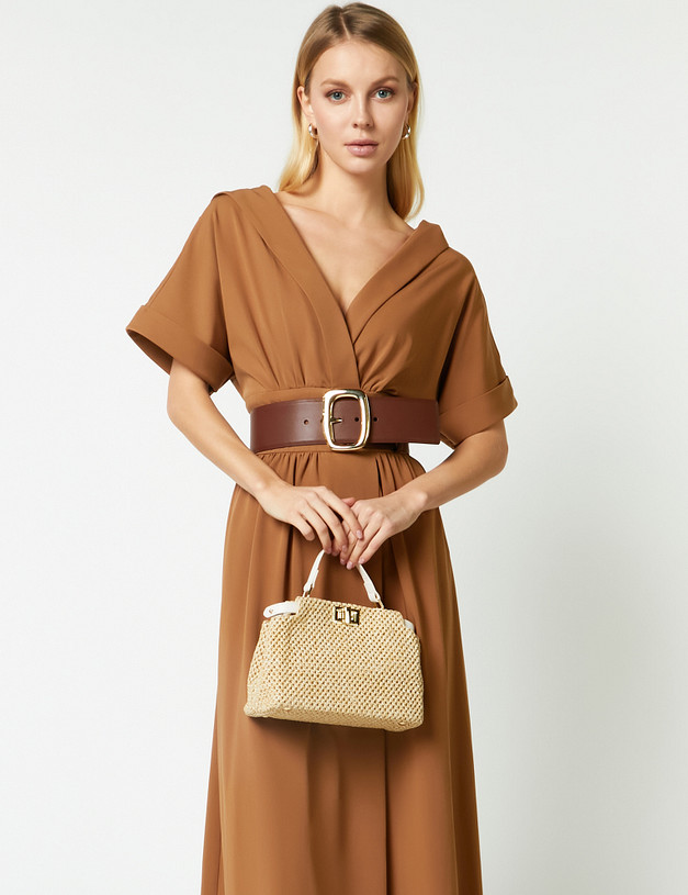 Бежевая женская сумка MASCOTTE 679-2106-03081 | ракурс 1