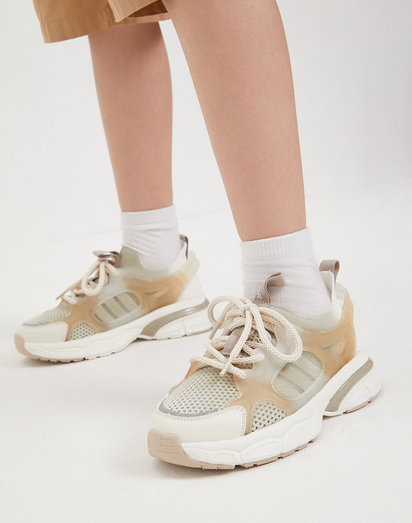 234-412921-0201 Полуботинки для активного отдыха мальч./девич. ПВХ-текстиль/текстиль темн-беж-беж, Mascotte JUNIOR