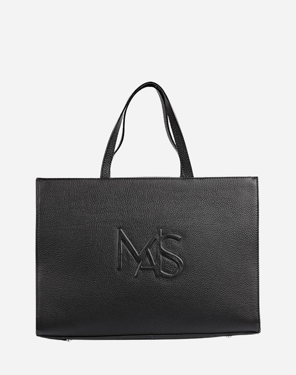 660-1217-102 Сумка женская нат.кожа/текстиль черн, M, Mascotte