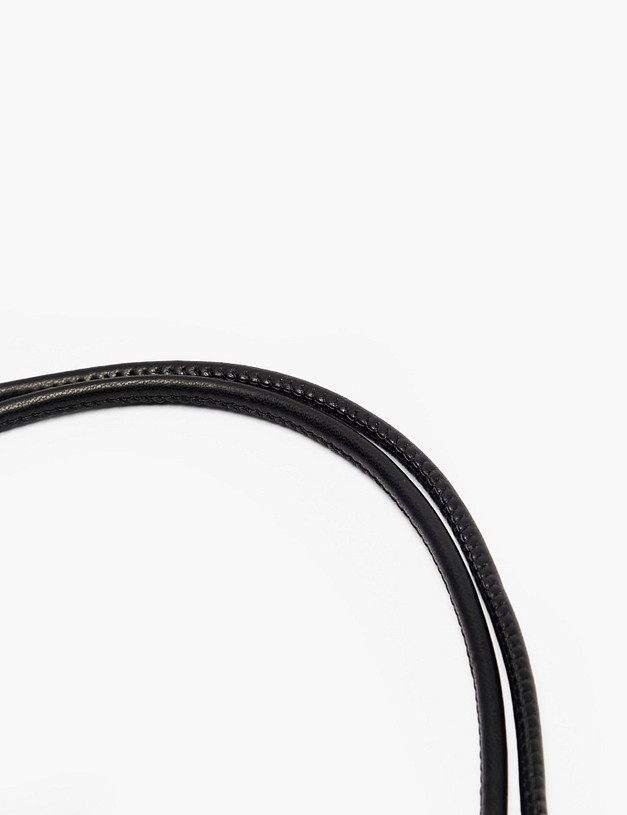 Черный женский ремень MASCOTTE 701-6103-602 | ракурс 5