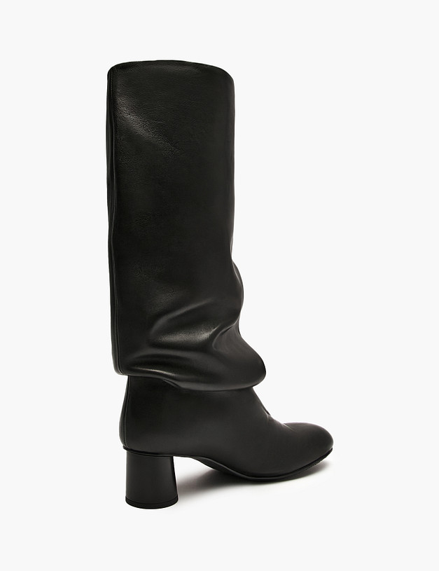 Черные женские сапоги MASCOTTE 175-5281421-3501M | ракурс 3