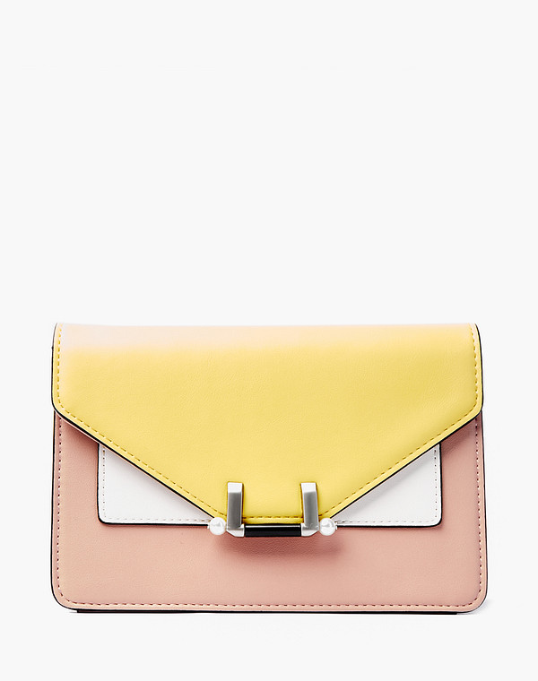 642-0114-618 Сумка женская и.кожа/текстиль желт, S, Mascotte