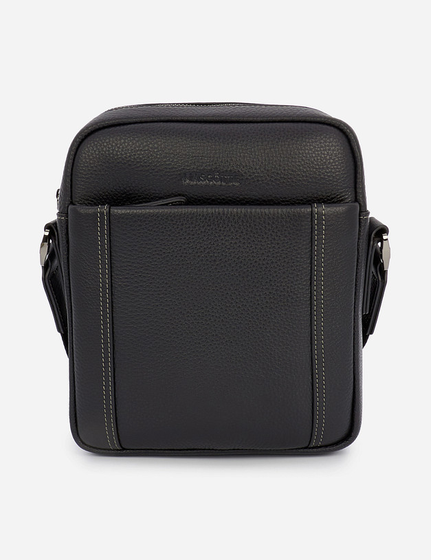 Черная мужская сумка MASCOTTE 604-1204-102 | ракурс 1 Черная мужская сумка MASCOTTE 604-1204-102 | ракурс 1