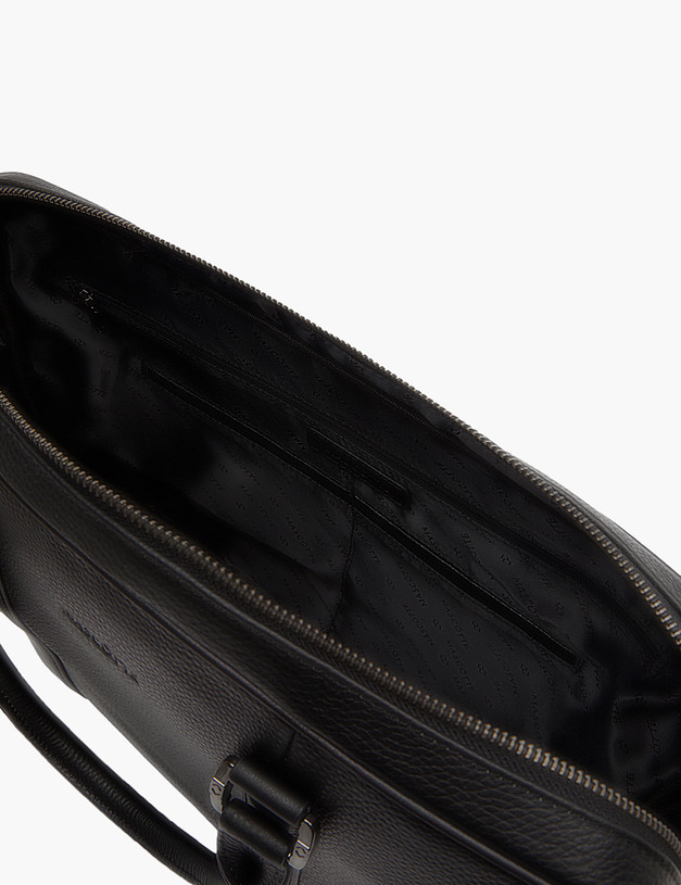 Черный мужской портфель MASCOTTE 602-3121-102 | ракурс 4