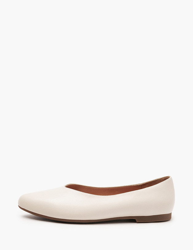 Молочные женские балетки MASCOTTE 25-514311-0601 | ракурс 1