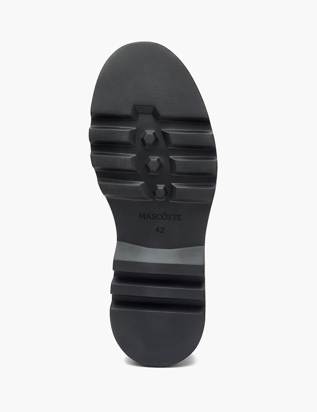 Черные мужские лоферы на массивной подошве MASCOTTE 175-320812-0102 | ракурс 6