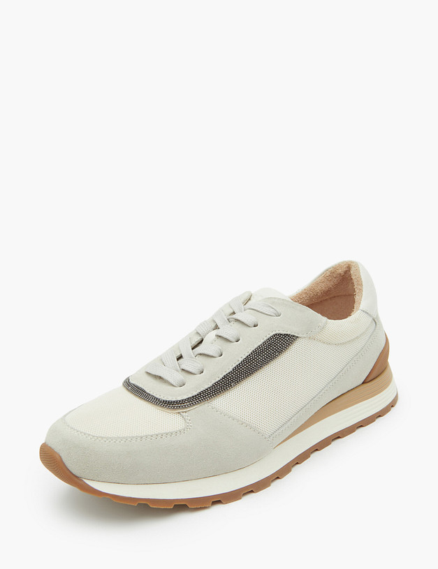 Молочные женские кроссовки MASCOTTE 58-21412111-3293M | ракурс 2