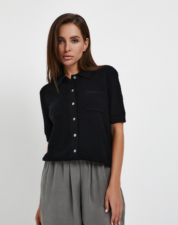 870-5101-2602 Джемпер женский черн, Mascotte