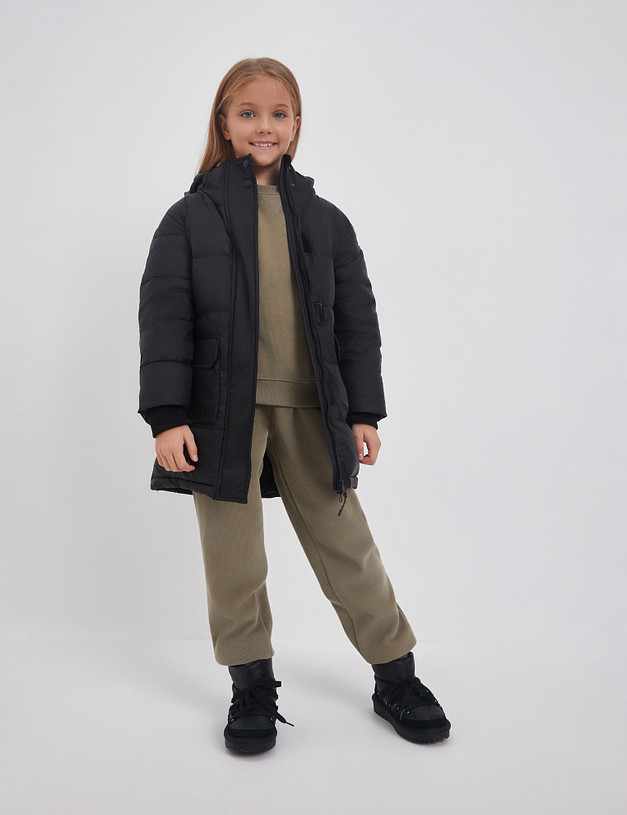 Черные детские угги MASCOTTE 234-3264312-0202 | ракурс 2 Черные детские угги MASCOTTE 234-3264312-0202 | ракурс 2