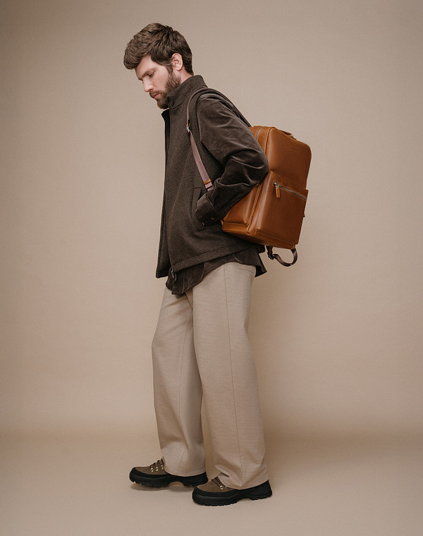 151-520221-0204 Ботинки для активного отдыха мужские велюр-резина/ворсин хаки-черн, Lite by Mascotte