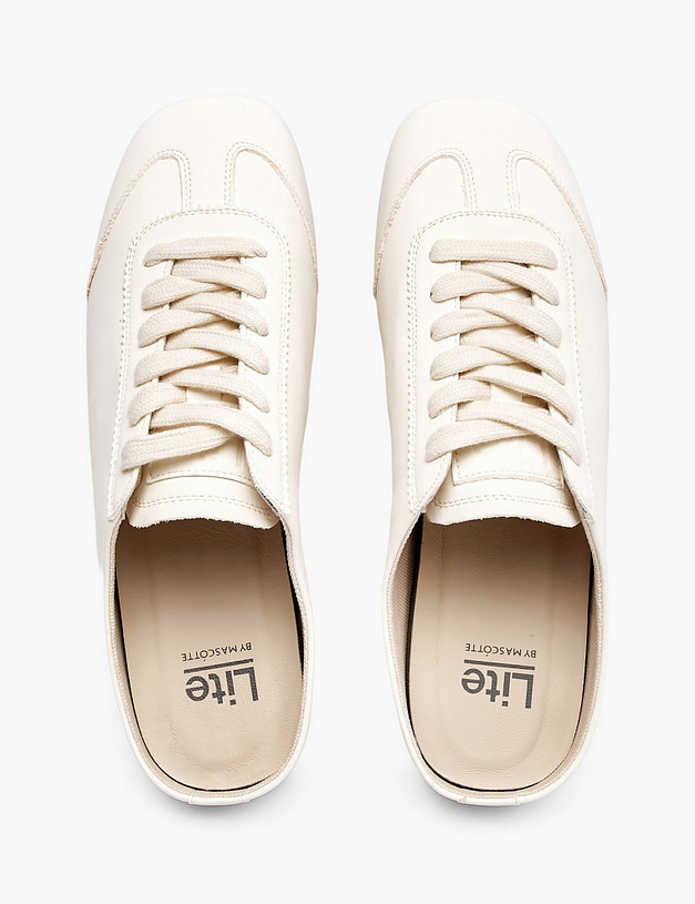 Молочные женские сабо MASCOTTE 234-610221-0101 | ракурс 4