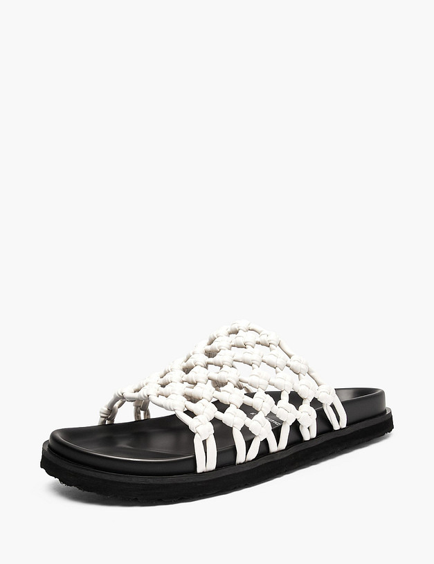 Молочные женские сабо MASCOTTE 234-611691-0501 | ракурс 2