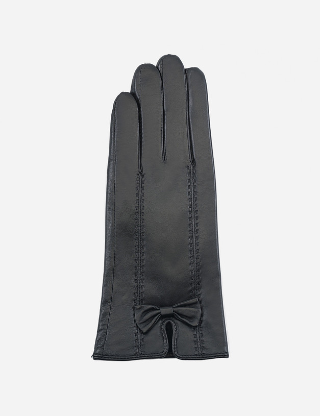 Черные женские перчатки MASCOTTE 717-0205-0502 | ракурс 1