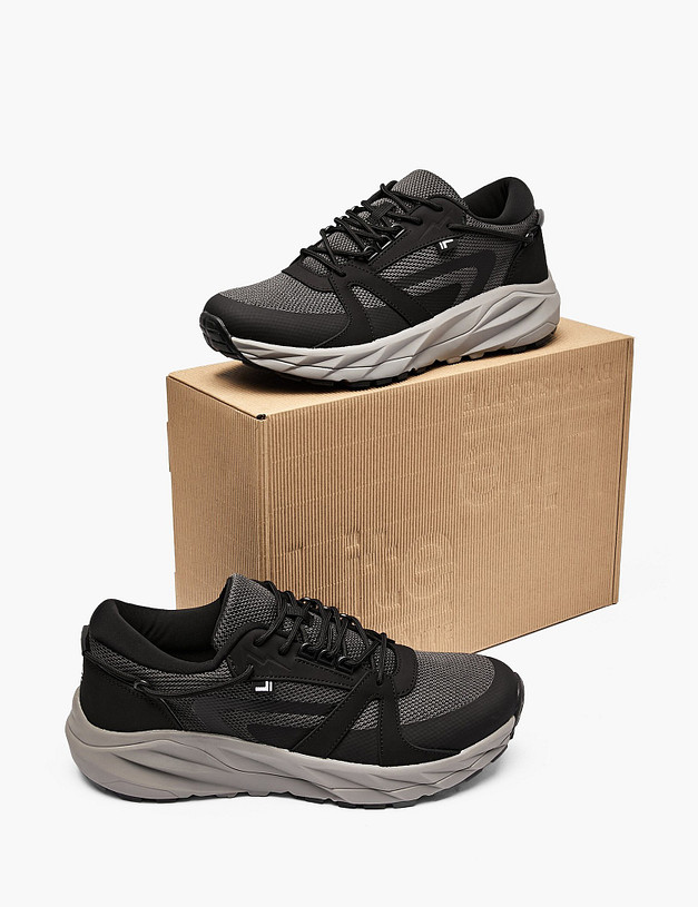 Серые мужские кроссовки MASCOTTE 181-512221-0210 | ракурс 6