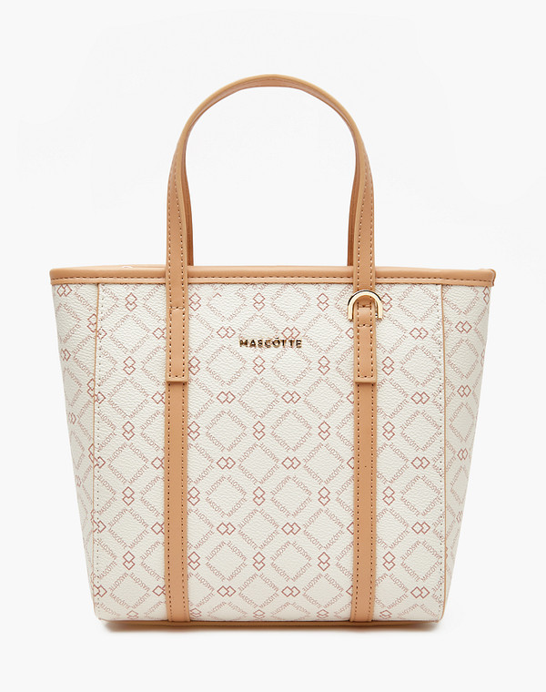 602-4116-601 Сумка женская и.кожа/текстиль молочн-беж, S, Mascotte