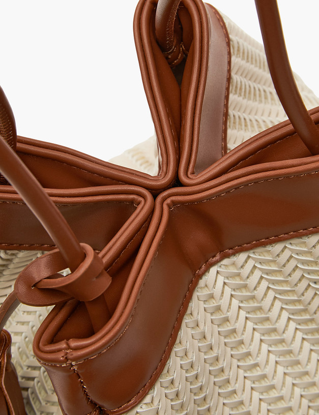 Молочная женская сумка MASCOTTE 647-4118-201 | ракурс 6 Молочная женская сумка MASCOTTE 647-4118-201 | ракурс 6