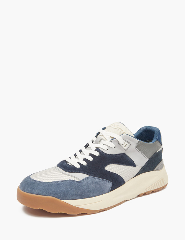 Синие мужские кроссовки MASCOTTE 175-5130521-2261M | ракурс 2 Синие мужские кроссовки MASCOTTE 175-5130521-2261M | ракурс 2