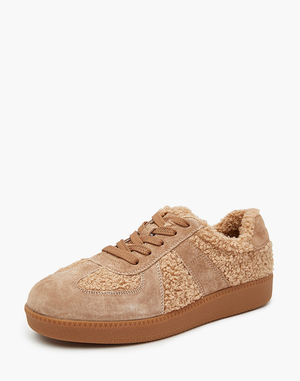 234-324641-0608 Полуботинки для активного отдыха женские велюр-и.мех/и.мех беж, Mascotte