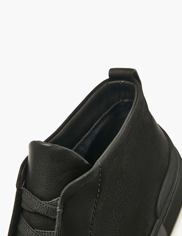 Черные мужские ботинки MASCOTTE 175-5290924-3380M | ракурс 6 Черные мужские ботинки MASCOTTE 175-5290924-3380M | ракурс 6