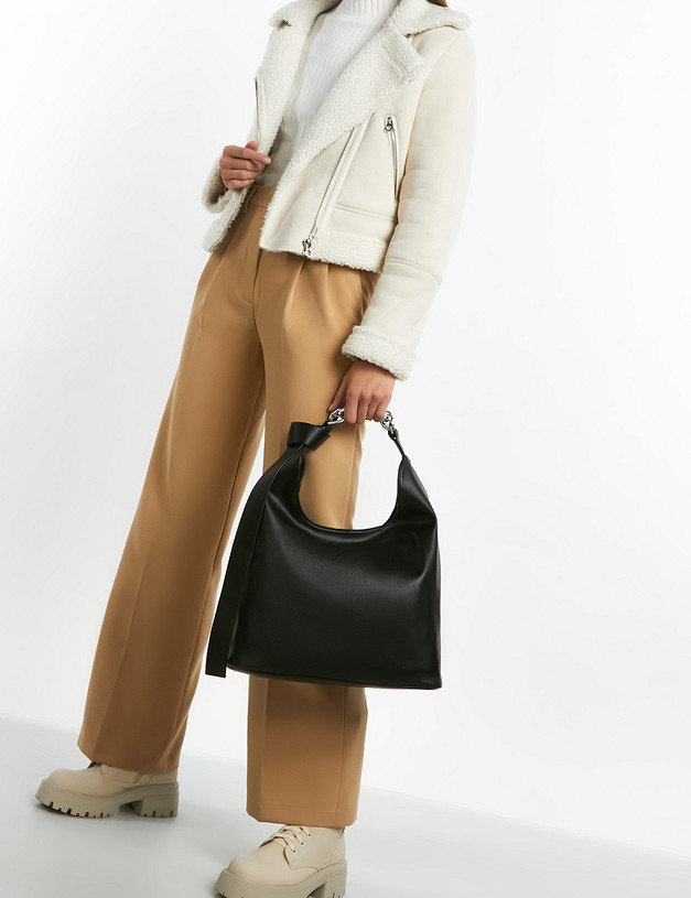 Черная женская сумка MASCOTTE 670-2212-602 | ракурс 1