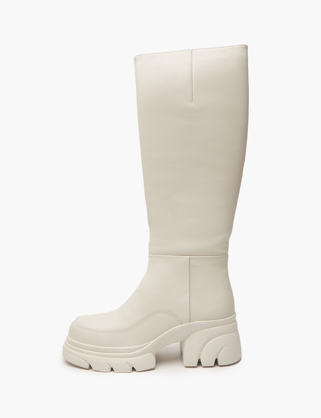 Молочные женские зимние сапоги MASCOTTE 22-4240833-7115M | ракурс 1