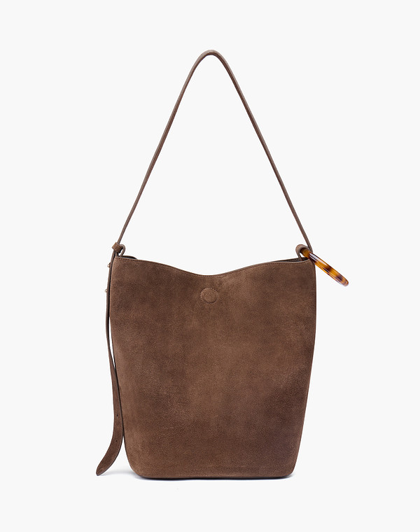 616-6108-209 Сумка женская велюр/и.кожа корич, L, Mascotte