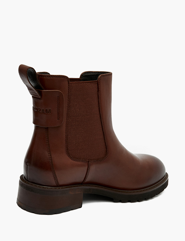 Коричневые женские челси MASCOTTE 58-324621-0109 | ракурс 3