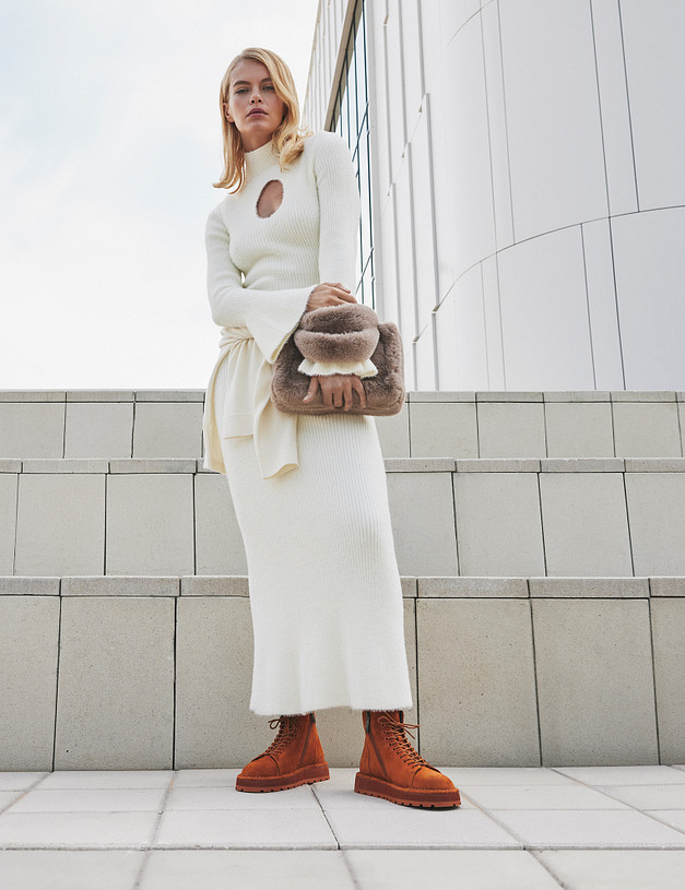 Бежевая женская сумка MASCOTTE 647-4208-408 | ракурс 2