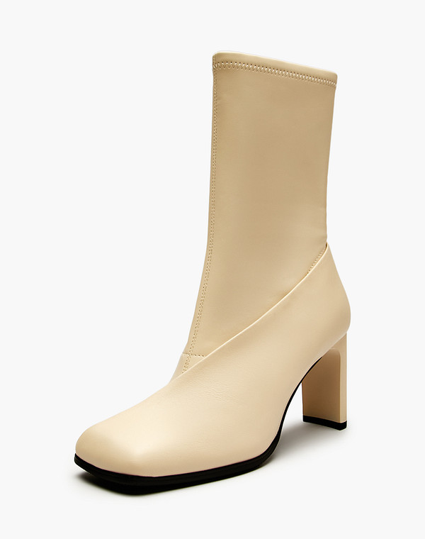 175-5281321-7168M Сапоги женские и.кожа-нат.кожа/ворсин-текстиль молочн, Mascotte