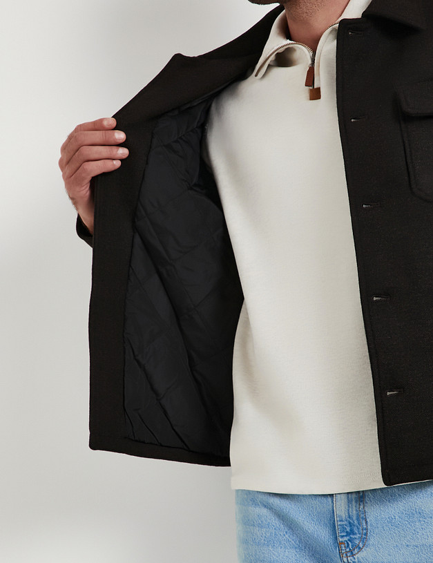 Коричневая мужская куртка MASCOTTE 885-5213-509 | ракурс 3