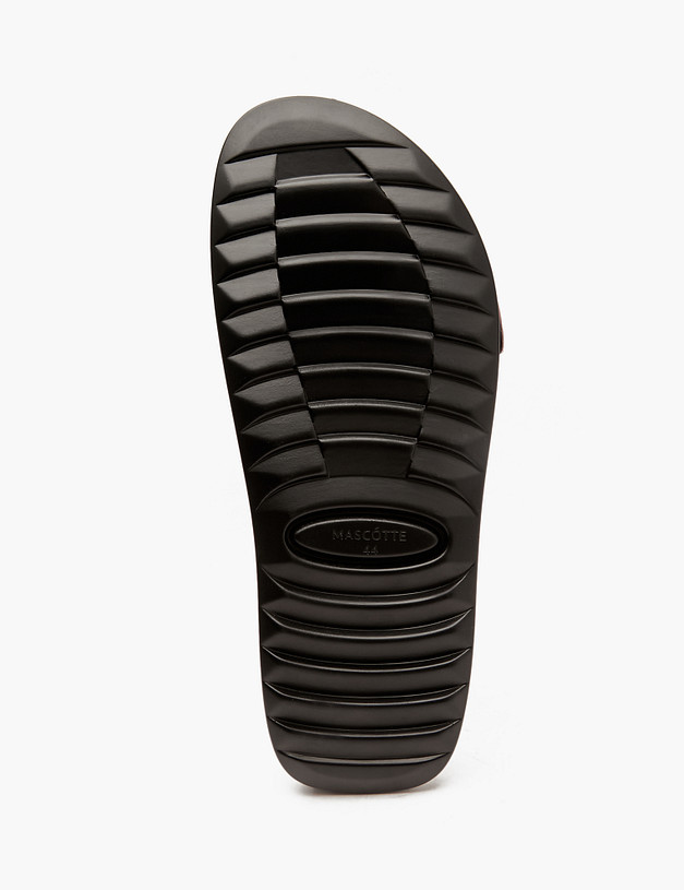 Коричневые мужские сабо MASCOTTE 128-413261-0109 | ракурс 6