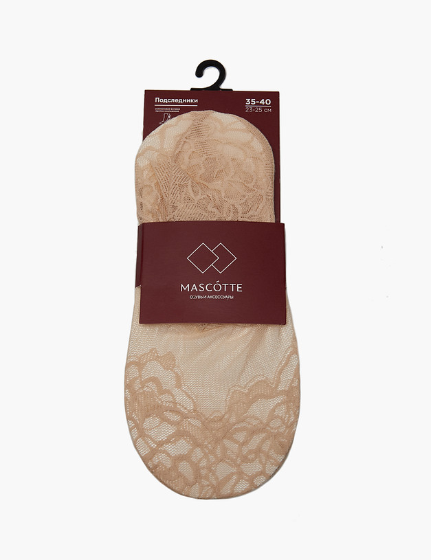 Бежевые женские подследники MASCOTTE 999-4109-7308 | ракурс 1