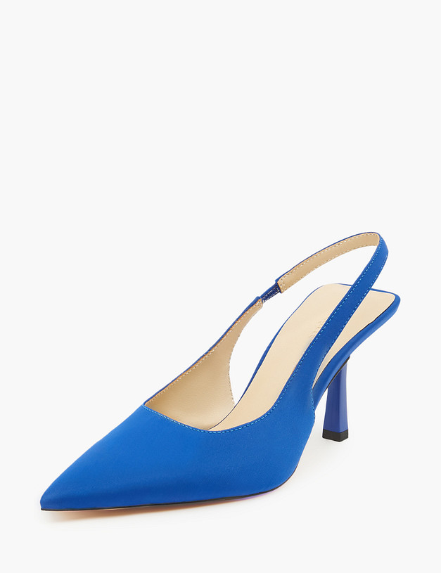 Синие женские босоножки MASCOTTE 25-310811-0203 | ракурс 2