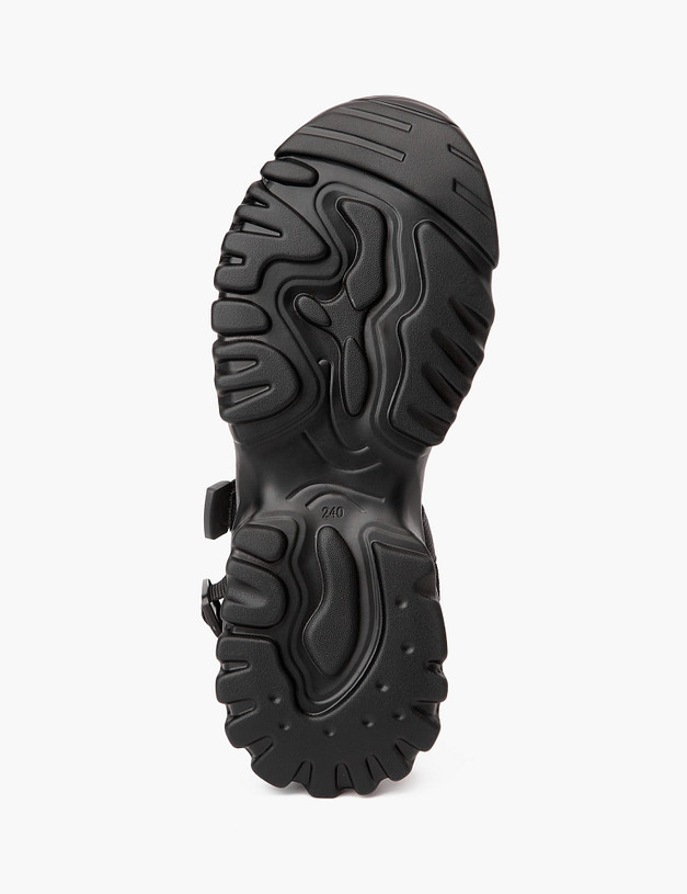 Черные женские сандалии на массивной подошве MASCOTTE 234-315511-0202 | ракурс 5