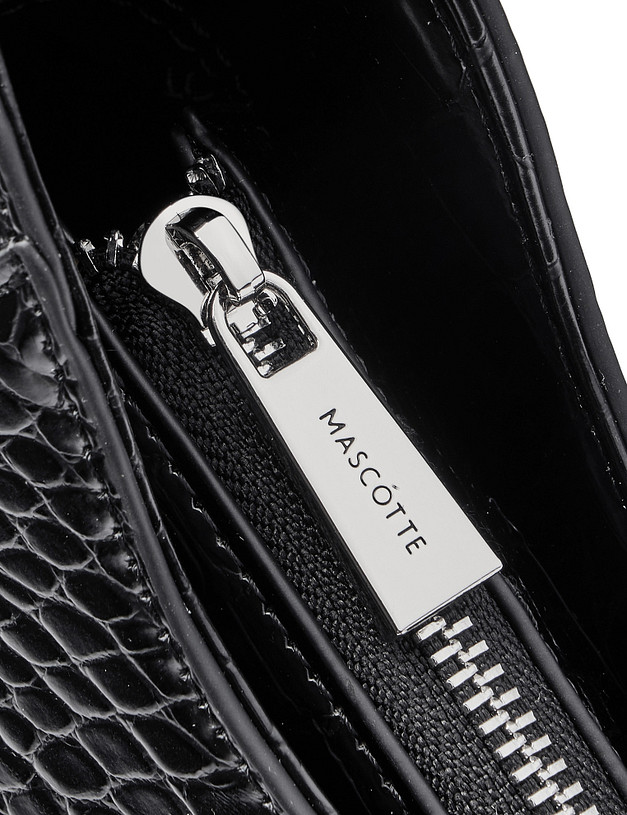 Черная женская сумка с тиснением  MASCOTTE 642-5204-602 | ракурс 5