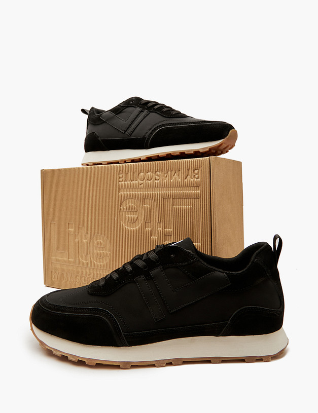 Черные мужские кроссовки MASCOTTE 128-414221-0202 | ракурс 6