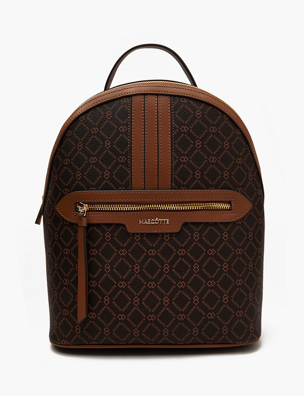 Коричневый женский рюкзак MASCOTTE 604-4146-609 | ракурс 2