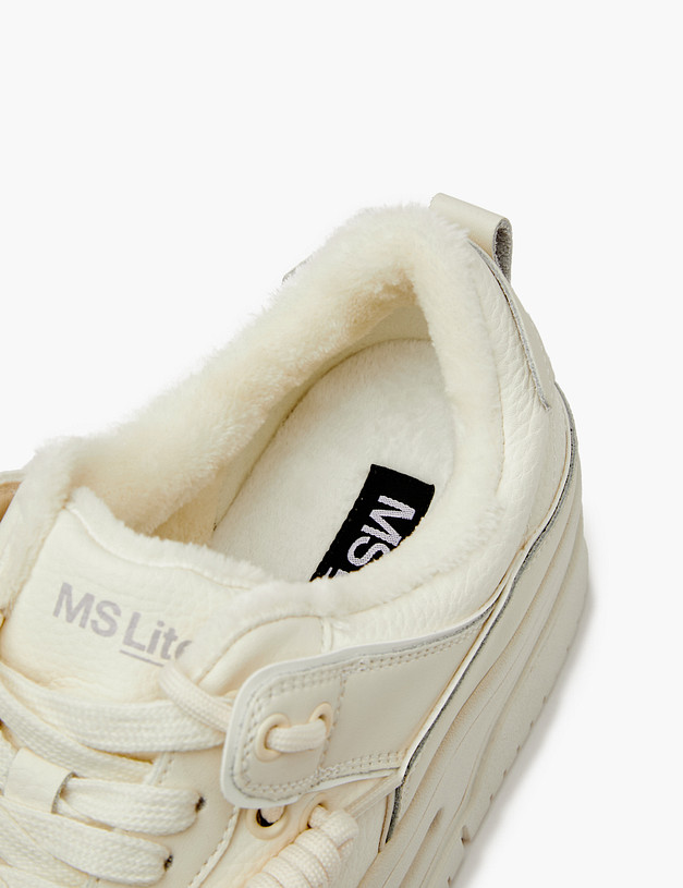 Белые женские кеды MASCOTTE 234-323821-0601 | ракурс 7