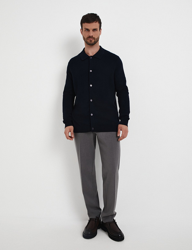 Синий мужской джемпер MASCOTTE 852-5208-7503 | ракурс 2