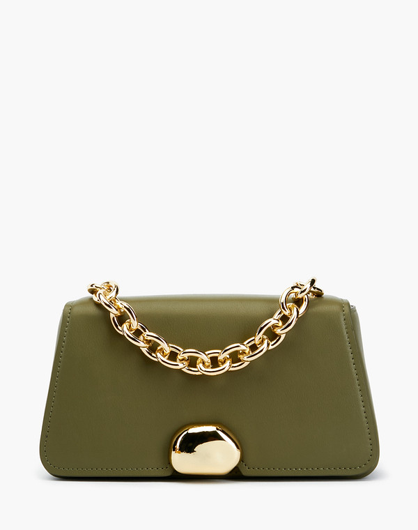 660-2108-604 Сумка женская кож.спилок-и.кожа/и.кожа-текстиль зелен, S, Mascotte