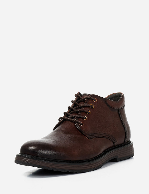 Коричневые мужские ботинки MASCOTTE 58-121722-0109 | ракурс 3