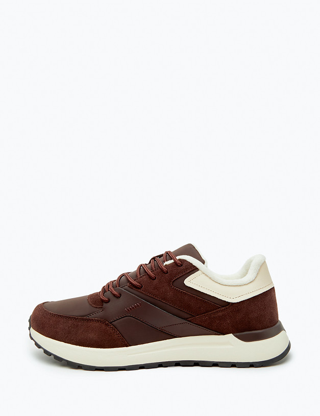 Коричневые мужские кроссовки MASCOTTE 151-322421-0209 | ракурс 1