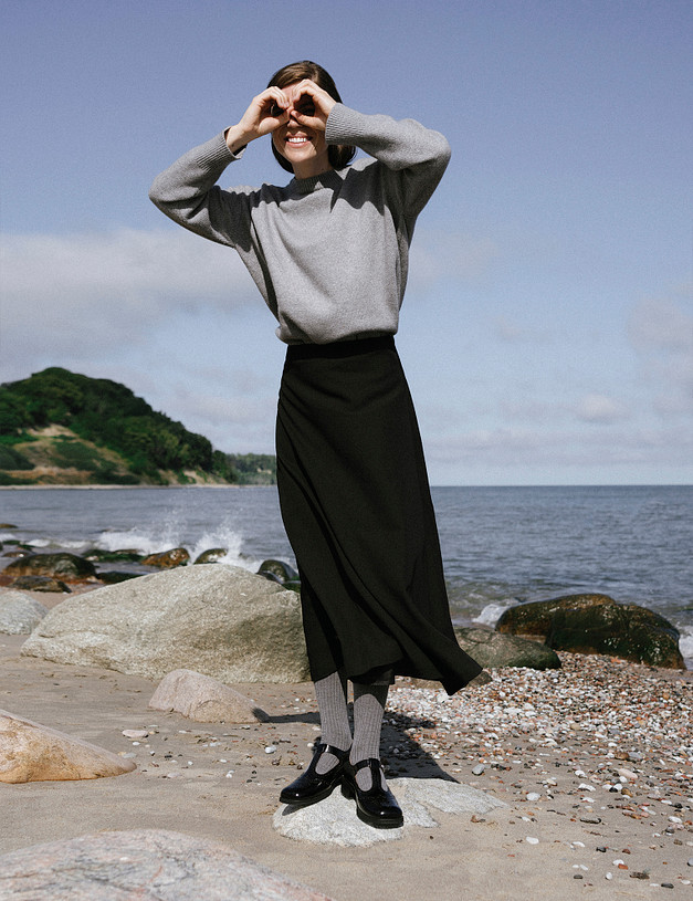 Черные женские туфли Мэри Джейн MASCOTTE 126-521411-0102 | ракурс 1