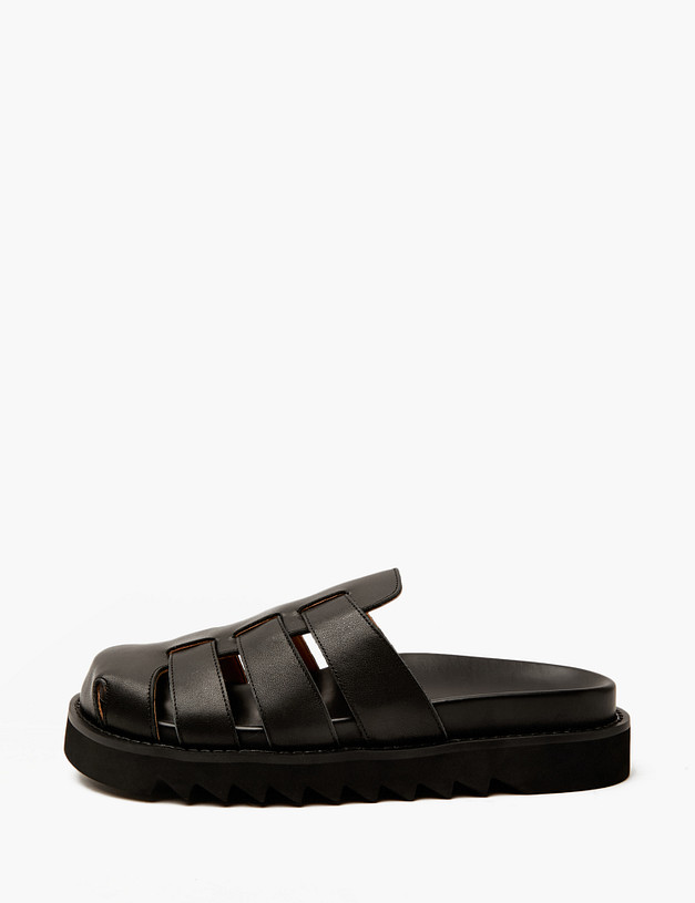 Черные женские сабо MASCOTTE 47-4127013-3100M | ракурс 1