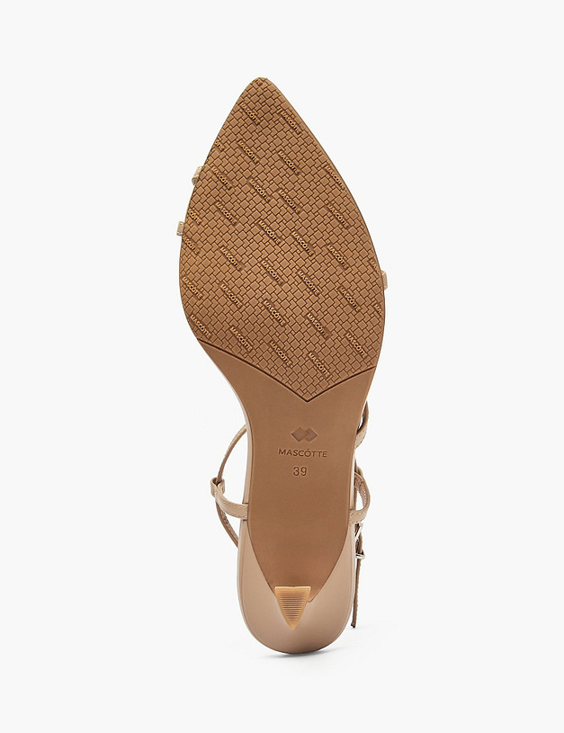 Бежевые женские босоножки MASCOTTE 126-615811-0508 | ракурс 5