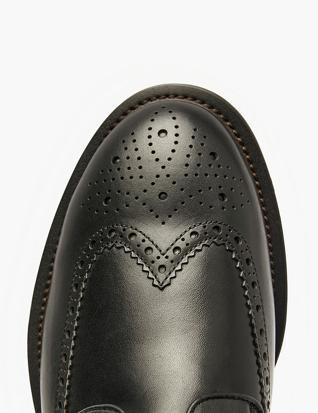 Черные мужские зимние ботинки MASCOTTE 175-520631-0102 | ракурс 4