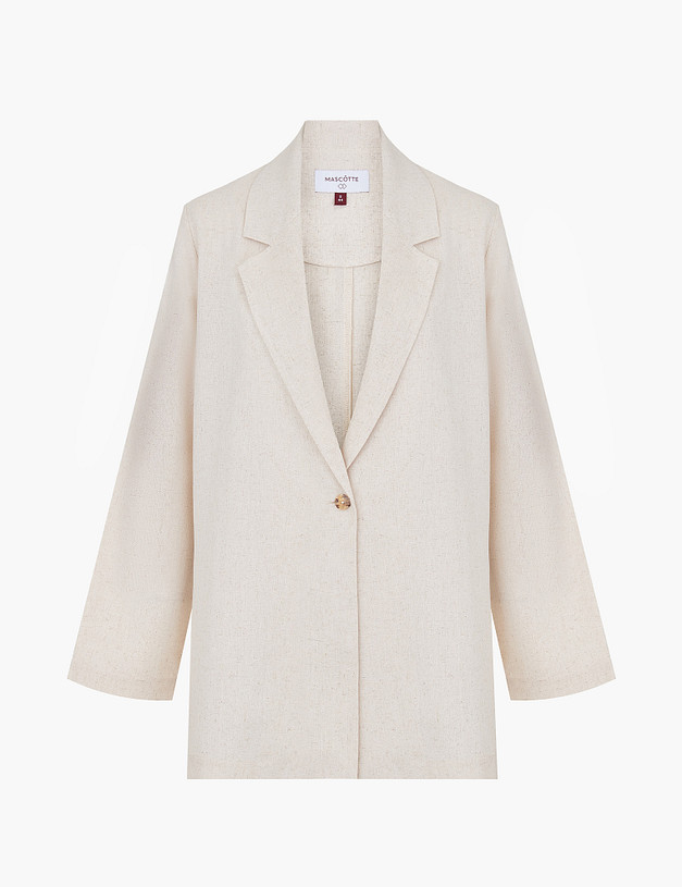 Бежевый женский жакет MASCOTTE 790-5107-2708 | ракурс 5