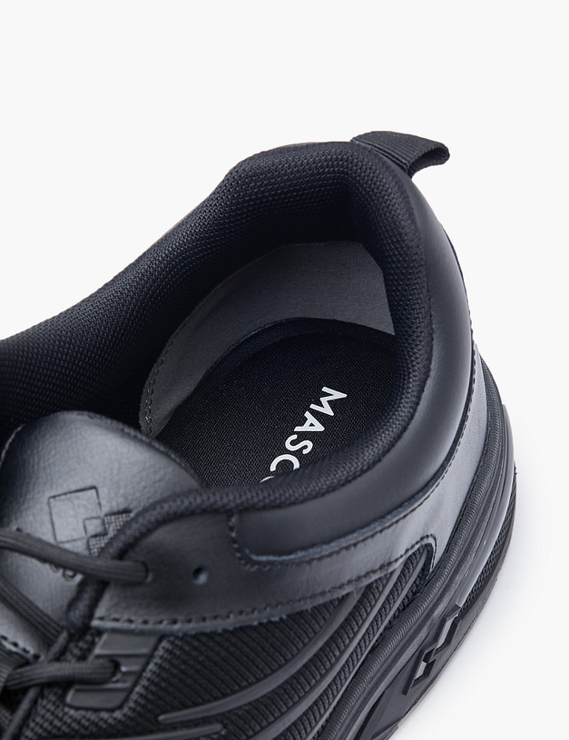Черные мужские кроссовки MASCOTTE 189-3253322-0202 | ракурс 7