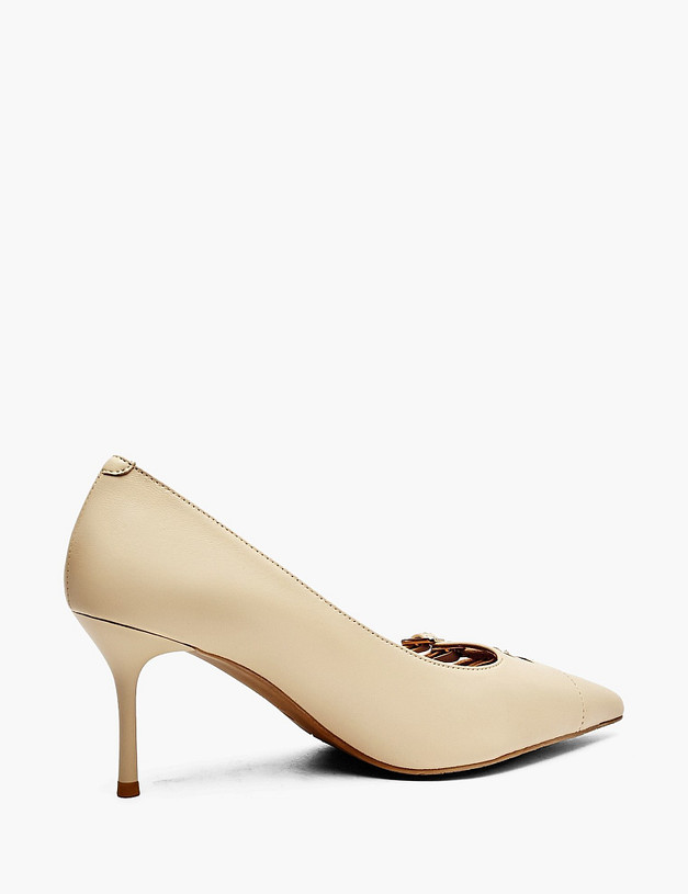 Бежевые женские туфли MASCOTTE 233-611112-0508 | ракурс 3