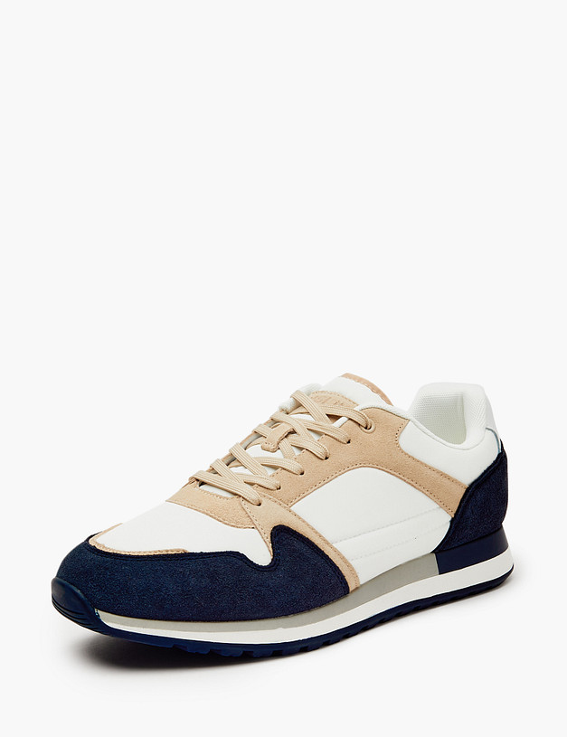 Белые мужские кроссовки MASCOTTE 189-3292021-0201 | ракурс 2